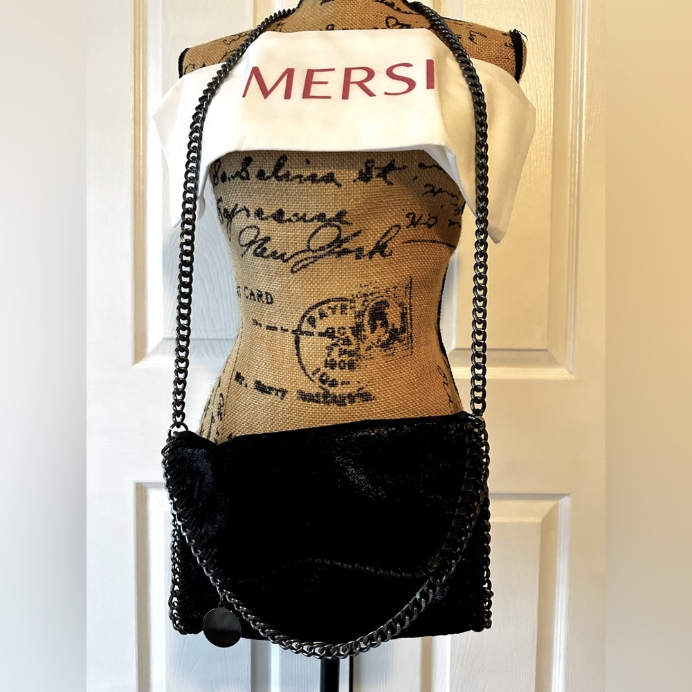 New Mersi vegan suede crossbody bag